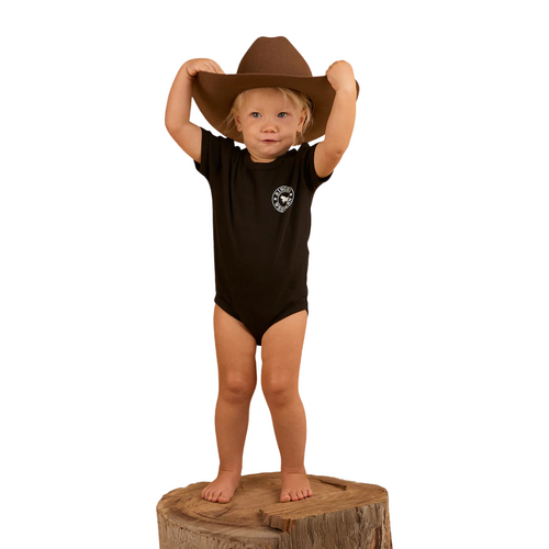 Ringers Western Infants S/S Romper (523001RW) Black 000