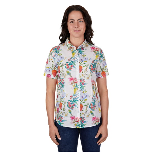 Thomas Cook Womens Flora S/S Shirt (T4S2125073) White/Multi 8