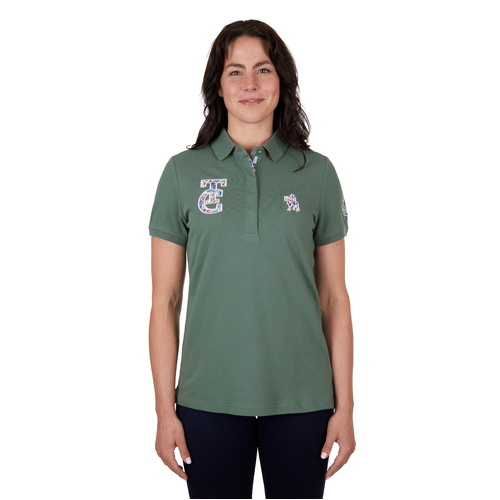 Thomas Cook Womens Luna S/S Polo (T4S2523053) Khaki 8