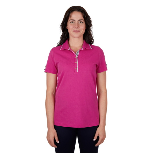 Thomas Cook Womens Sasha S/S Polo (T4S2523057) Berry 8