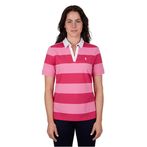 Thomas Cook Womens Bella S/S Polo (T4S2523056) Red/Pink 8