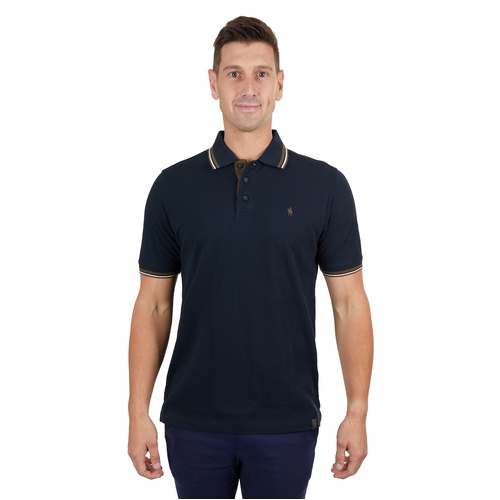 Thomas Cook Mens Logan Tailored S/S Polo (T4S1506012) Navy S