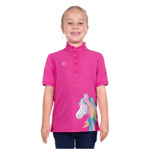 Thomas Cook Girls Dorra S/S Polo (T4S5553057) Berry 2