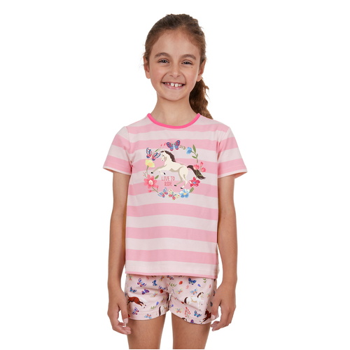 Thomas Cook Girls Live to Ride Pyjamas (T4S5922PJS) Pink 2