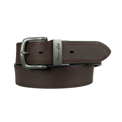 Thomas Cook Mens Denver Reversible Belt (TCP1970BEL) Chocolate/Black XS