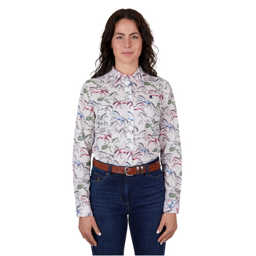 Thomas Cook Womens Opal L/S Shirt (T4S2114086) White/Multi 8