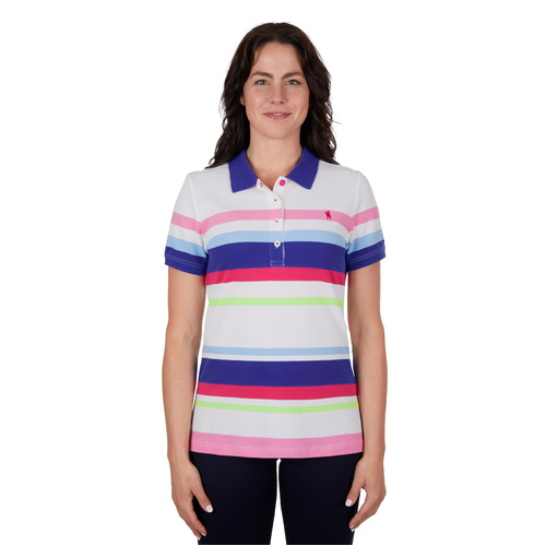 Thomas Cook Womens Perry S/S Polo (T4S2512054) White/Multi 8