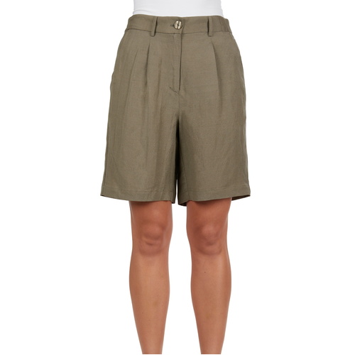 Thomas Cook Womens Isabel Linen Shorts (T4S2320096) Khaki 8