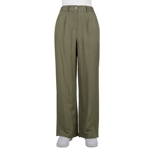 Thomas Cook Womens Isabel Linen Pants (T4S2273096) Khaki 8