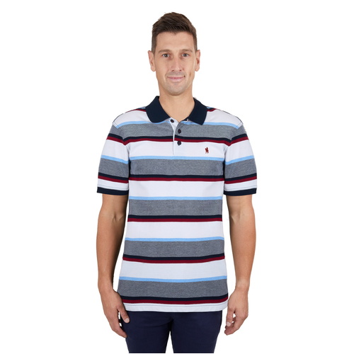 Thomas Cook Mens Will S/S Polo (T4S1504024) Navy/White S