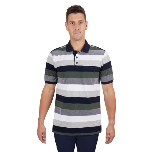 Thomas Cook Mens Zak S/S Polo (T4S1509023) Dark Green/Navy S