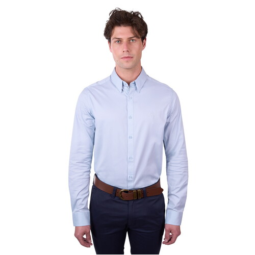 Thomas Cook Men Callum Tailored L/S Shirt (TCP1121046) Light Blue S [SD]