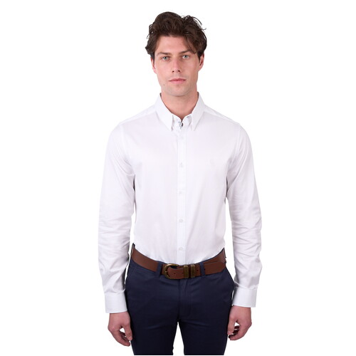 Thomas Cook Men Callum Tailored L/S Shirt (TCP1121046) White S [SD]