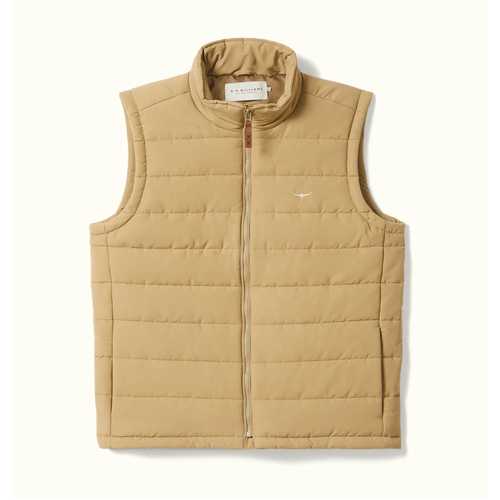 R.M.Williams Mens Patterson Creek Vest (JV232NNV501S) Sandstone S