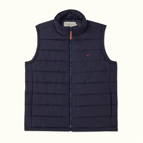 R.M.Williams Mens Patterson Creek Vest (JV232NY4504S) Navy S