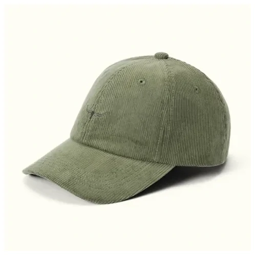 R.M.Williams Mini Longhorn Cord Cap (ACX9OCR05) Moss One Size