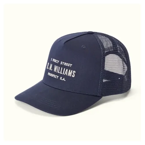 R.M.Williams Stencil Trucker Cap (ACX9OWI14) Navy One Size