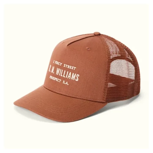 R.M.Williams Stencil Trucker Cap (ACX9OWI14) Tortoise One Size