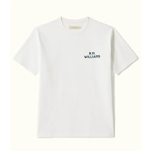 R.M.Williams Mens Trio S/S Tee (KD210JE51) White S