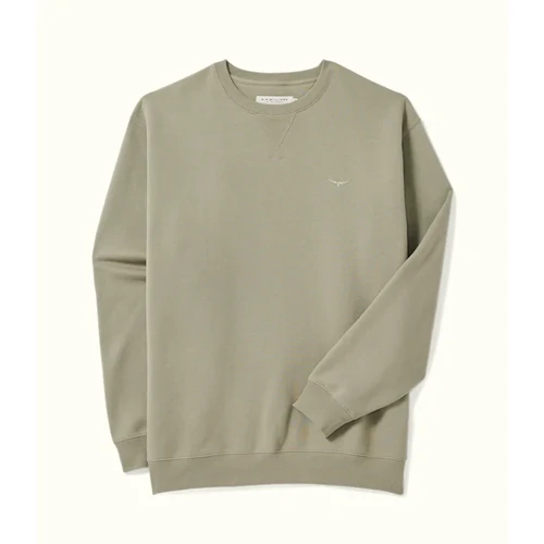 R.M.Williams Mens Mini Longhorn Sweatshirt (KC400BB01) Tea Leaf S