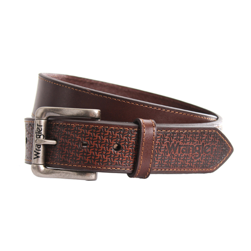 Wrangler Morgan Belt (X9S1922BLT) Coffee/Dark Tan 30 _S19 [SD]