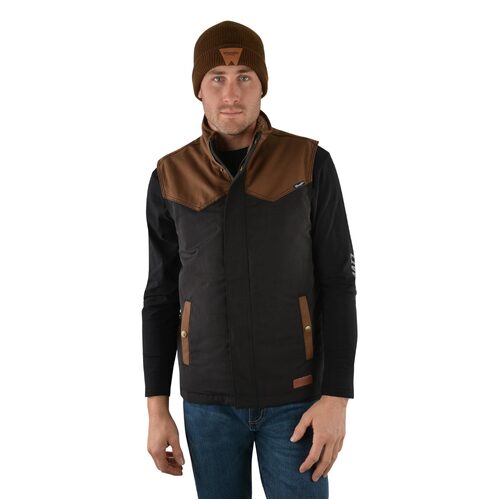 black wrangler vest