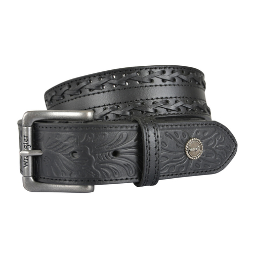 Wrangler Mens Barkers Belt (X2S1997BLT) Black 28 [SD]