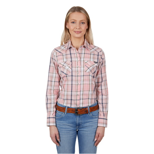 Wrangler Womens Alexa L/S Shirt (X4S2127123) Blush 8