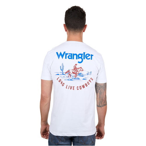 Wrangler Mens Finn S/S Tee (X4S1557171) White S