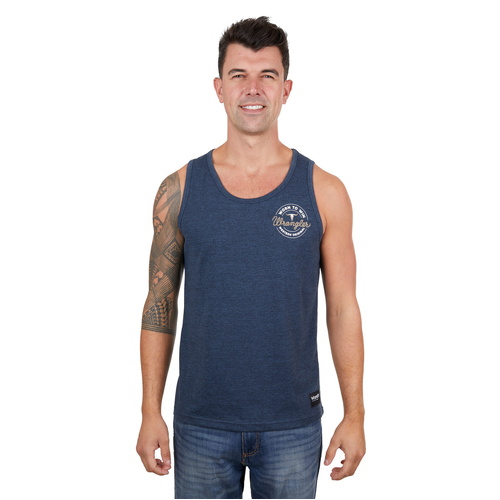 Wrangler Mens Zane Singlet (X4S1578177) Navy Marle S