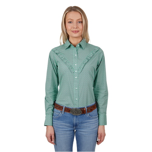 Wrangler Womens Jenna L/S Shirt (X4S2126120) Multi 8