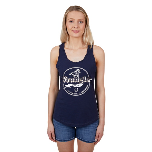 Wrangler Womens Georgia Tank (X4S2508146) Navy 8