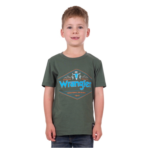 Wrangler Boys Jack S/S Tee (X4S3557176) Cypress 4