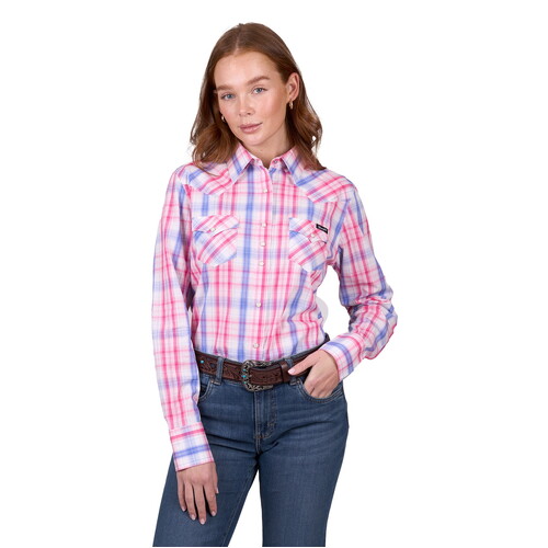 Wrangler Women Astrid L/S Shirt (X5W2127336) Pink 8