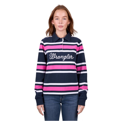 Wrangler Women Moira Rugby (X5W2577302) Navy/Fuchsia 8