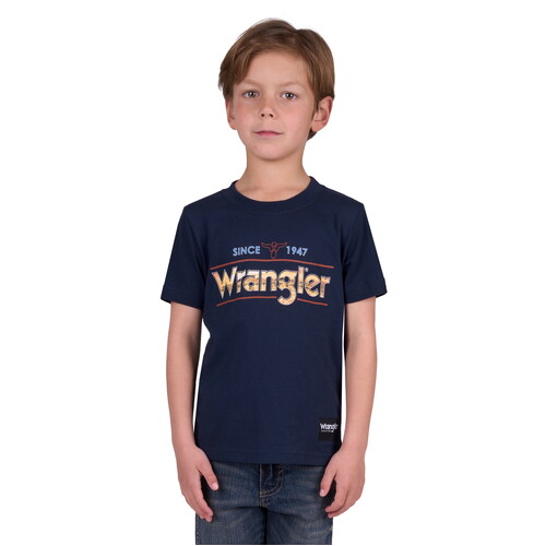 Wrangler Boys Adam S/S Tee (X5W3557246) Navy 2