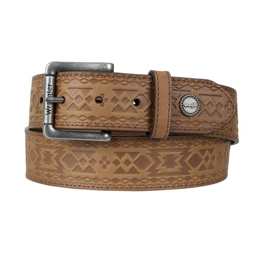 Wrangler Mens Keegan Belt (X5W1974BLT) Light Tan 30