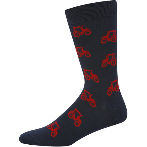 Bamboozld Mens Tractor Bamboo Socks (BBS22TRACTORR) Navy 7-11