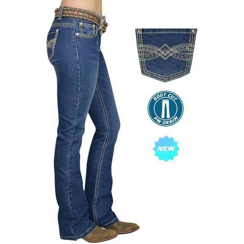 Pure Western Womens Savannah Bootcut Jeans - 34 Leg (PCP2208127) Morning Sky 18x34L