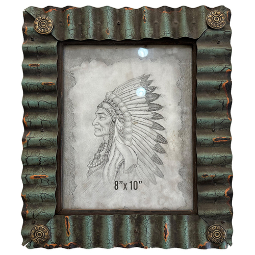 Pure Western Corrugated Picture Frame (P3S1906GFT) 8x10" [SD]