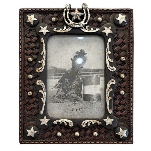 Pure Western Horseshoe Picture Frame (P4S1904GFT) Assorted