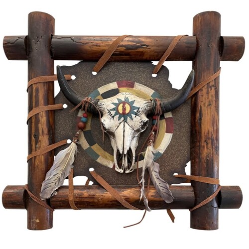 Pure Western Steerhead Wall Hanging (P4S1910GFT) Assorted