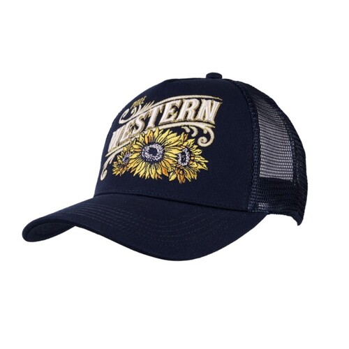 Pure Western Taylor Trucker Cap (P5W2954CAP) Navy OSFM