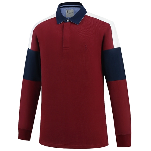 Ritemate Mens Pilbara Rugby Jersey (RMPC103) Maroon L [GD]