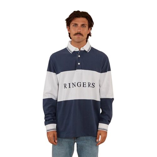 Ringers Western Mens Redding Rugby Jersey (122074RW) Navy L [GD] [SD]