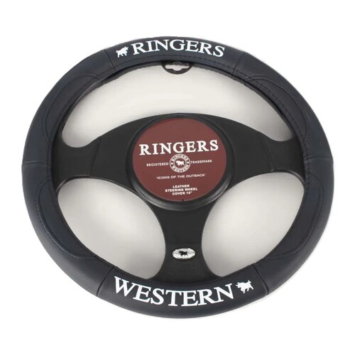 Ringers Western Gripper Steering Wheel Cover (420139001) Black [GD]