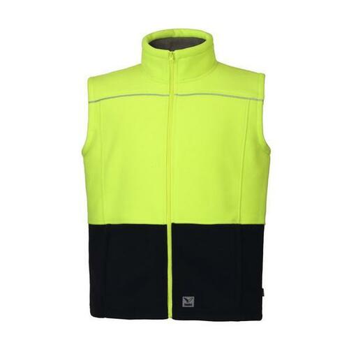 Rainbird Mens Hi Vis Maguire Sherpa Vest (8546) Yellow/Navy S