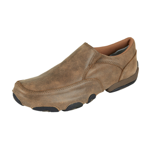 Twisted X Womens Casual Driving Slip-On Moccasins (TCWDMS001) Bomber 7  [SD]