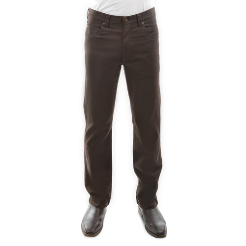 Thomas Cook Mens Stretch Moleskin Jeans (TCP1237007) Rich Brown 31X30 [SD]