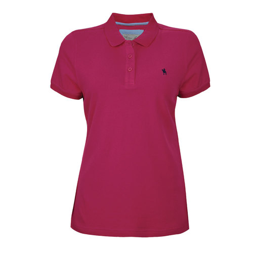 Thomas Cook Womens Classic Stretch S/S Polo (TCP2512059) Bright Rose 8